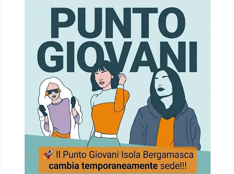 Cambio sede temporaneo - Punto Giovani Isola Bergamasca