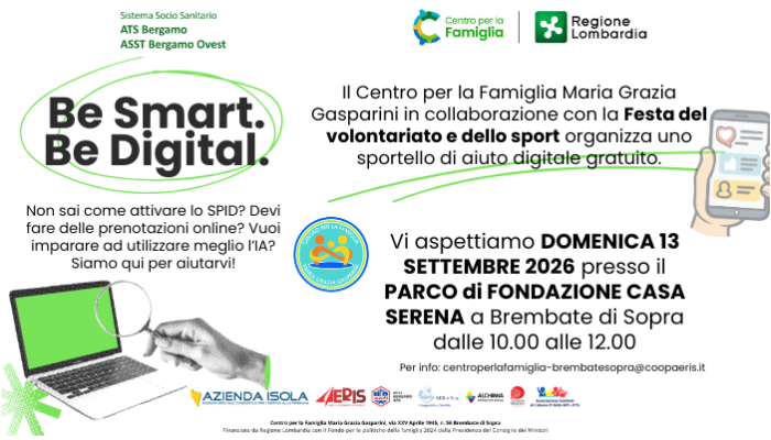 Be Smart, Be Digital - sportello digitale gratuito
