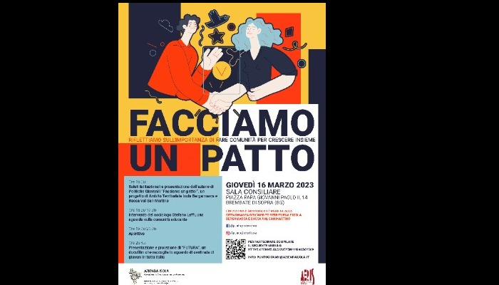 Facciamo un Patto! Riflettiamo sull’importanza di fare comunità per crescere insieme