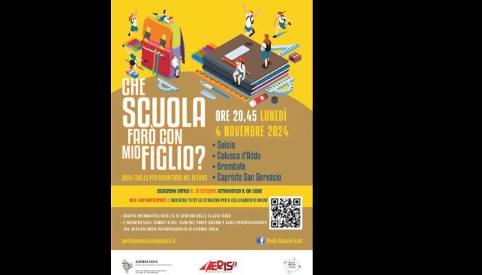 CHE SCUOLA FARO' CON MIO FIGLIO/A? Quali skills per orientarsi nel futuro