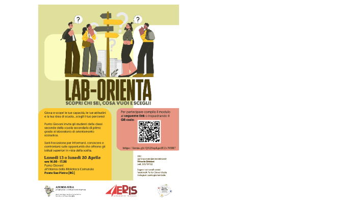 Lab-Orienta: scopri chi sei, cosa vuoi e scegli!