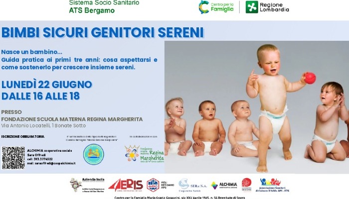 Bimbi sicuri genitori sereni - Nasce un bambino...