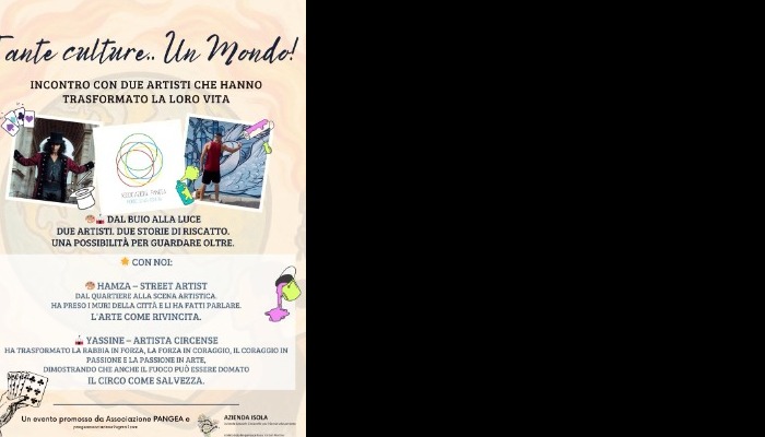 Tante culture...un Mondo! dell'Associazione Pangea Bando Associazioni 2025