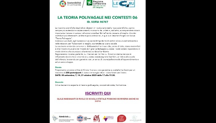 LA TEORIA POLIVAGALE NEI CONTESTI 06 - PIATTAFORMA SOFIA ID 98787