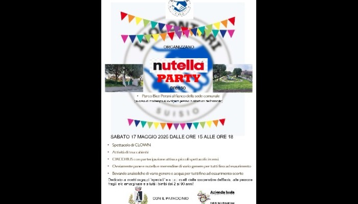Nutella Party a Suisio