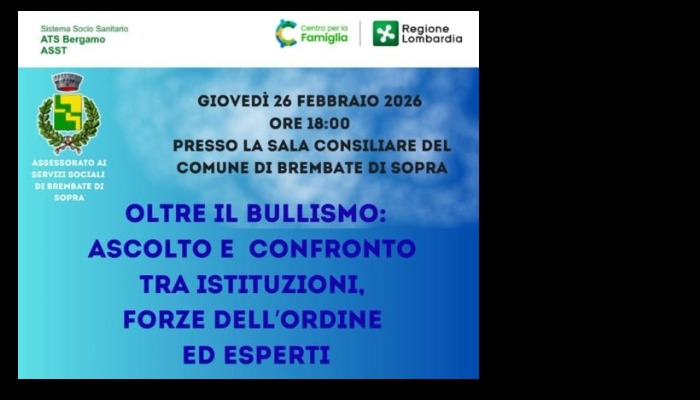 Oltre il bullismo, ascolto e confronto tra istituzioni, forze dell'ordine ed esperti